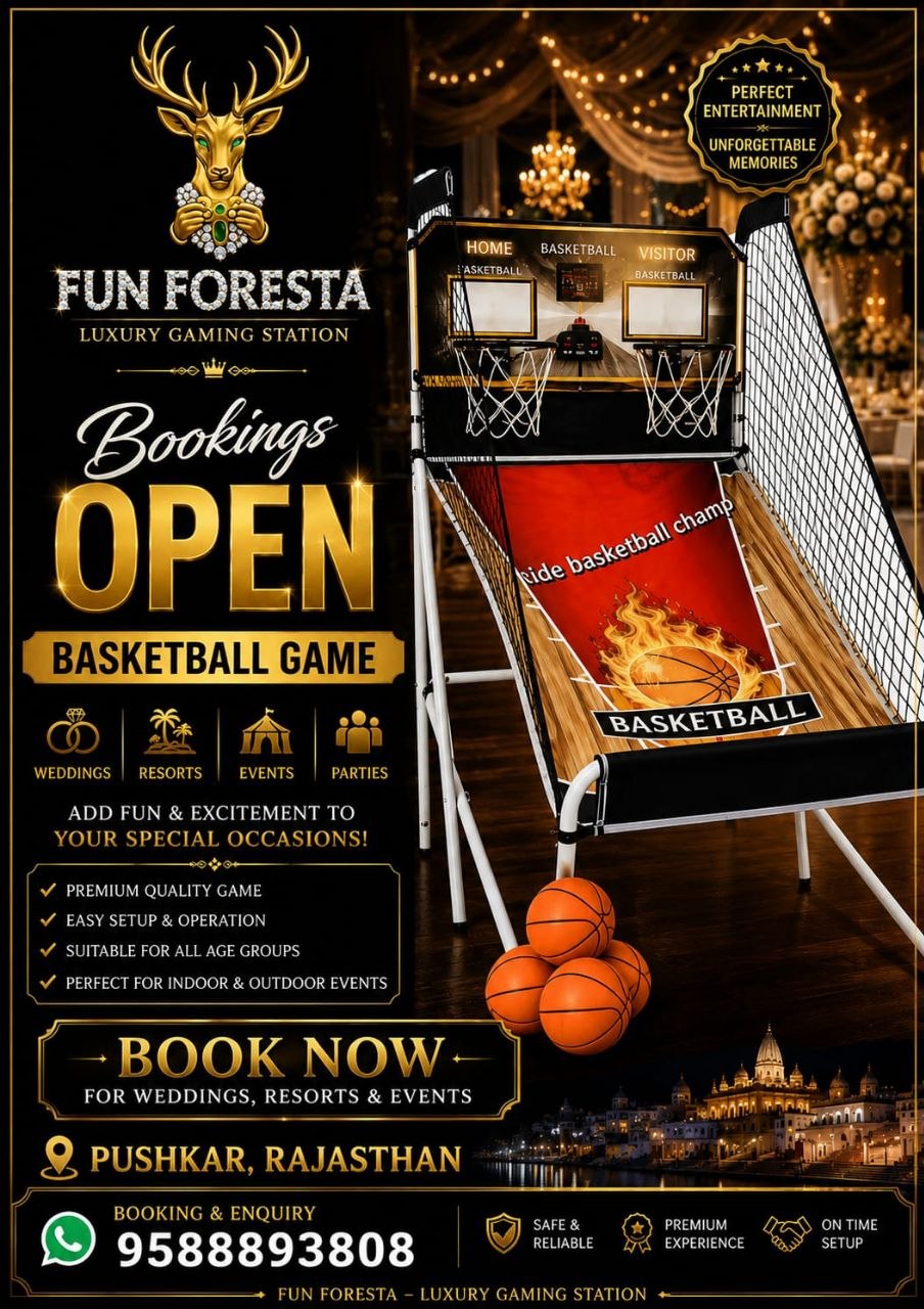 Basketball Shootout Arcade Game Setup Pushkar
