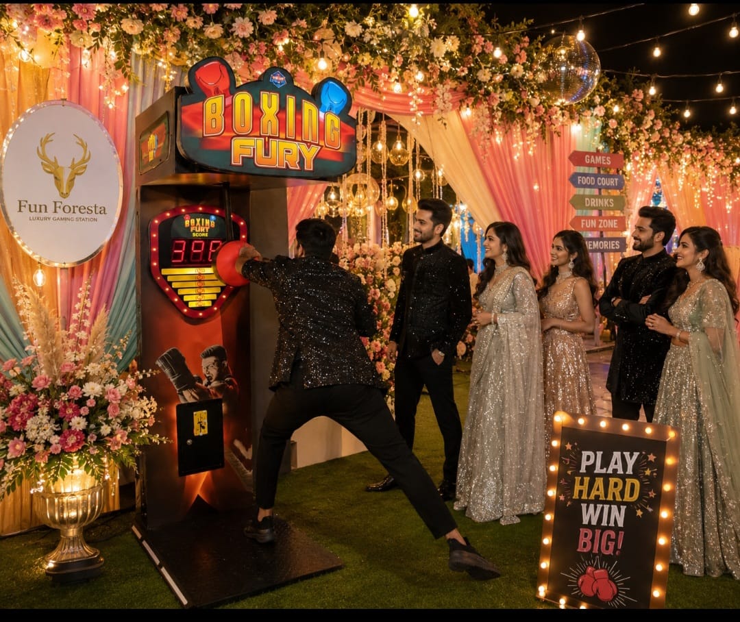 Boxing Fury Arcade Punching Machine Setup Pushkar