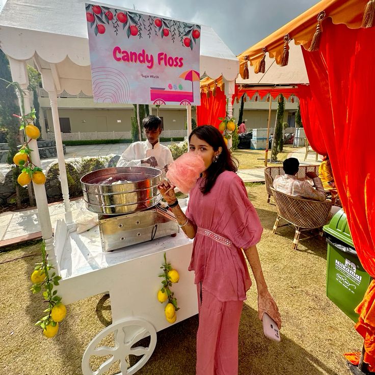 Live Spun Candy Floss Cotton Candy Machine Pushkar