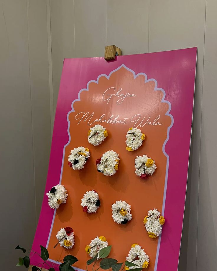 Fresh Mogra & Jasmine Gajra Board Pushkar Wedding