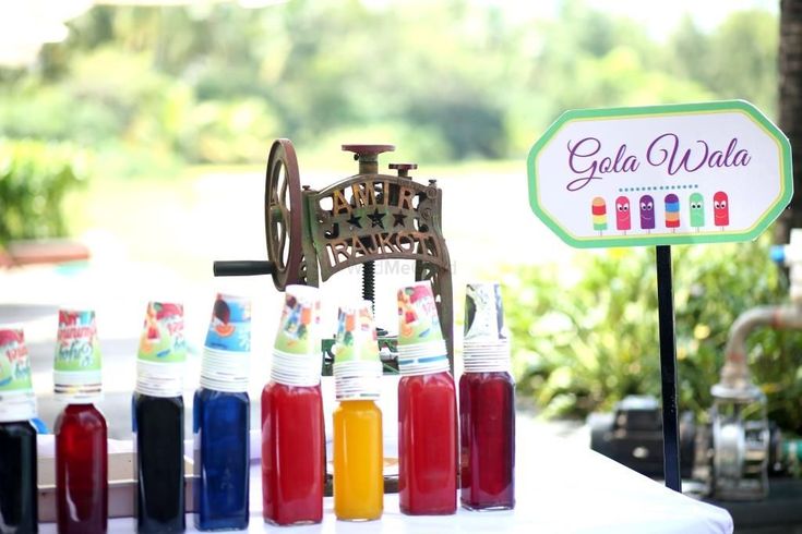 Authentic Kala Khatta Ice Gola Chuski Counter Pushkar