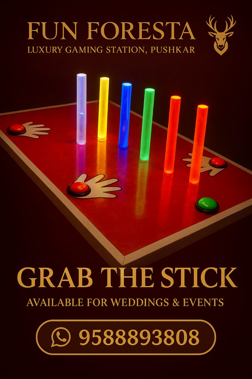 Grab the Stick LED Reaction Challenge Pushkar