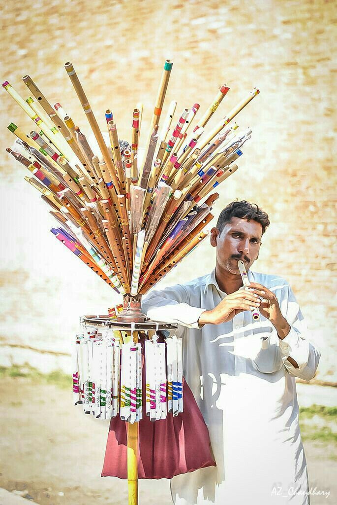 Live Bansuri Bamboo Flute Master Performer Pushkar