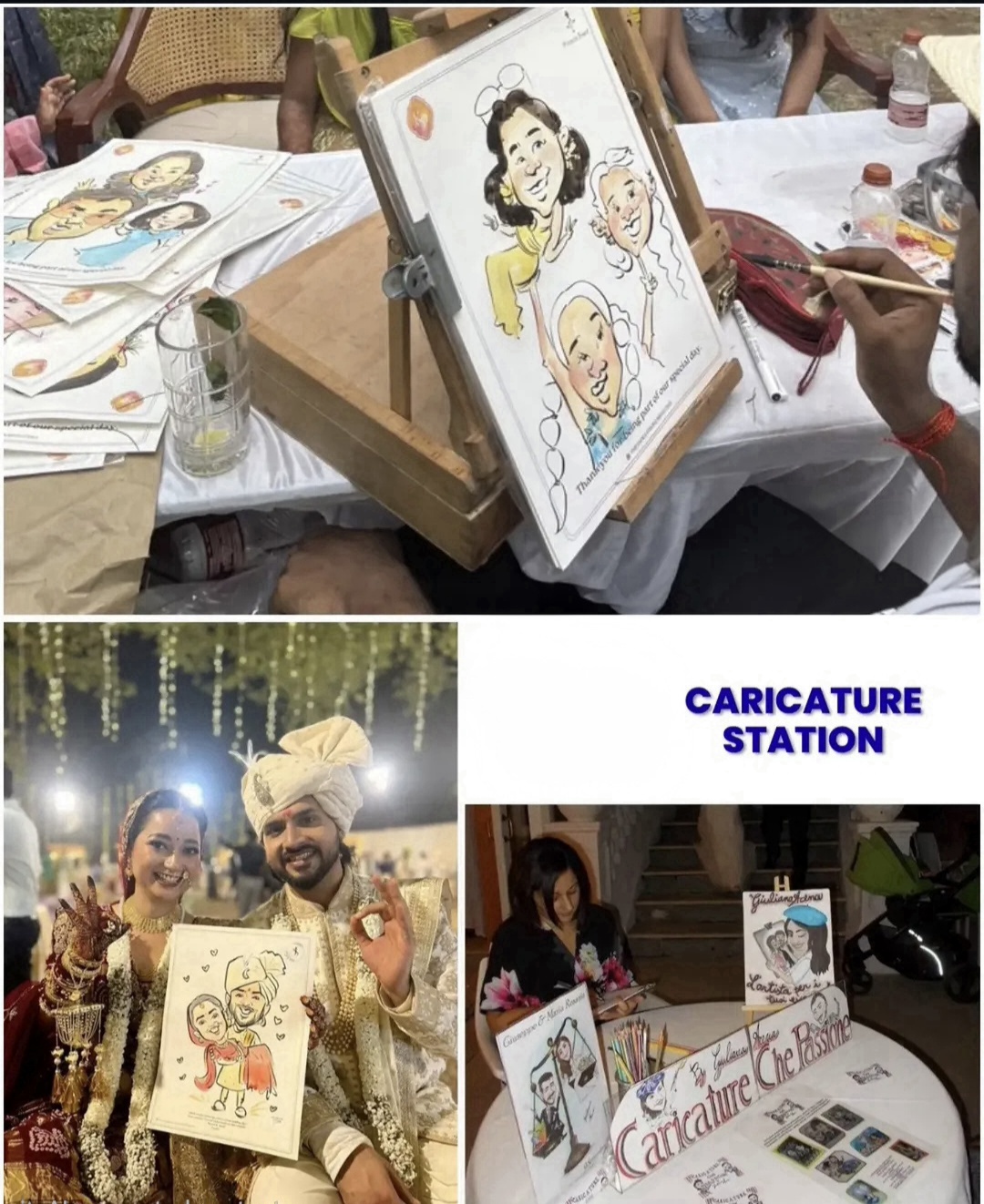 Talented Live Caricature Artist Counter Pushkar Rajasthan