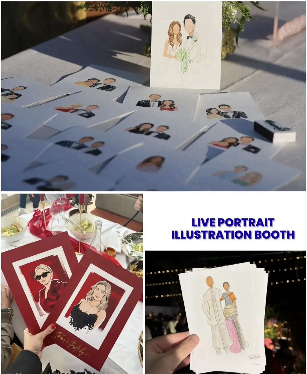 Live Fashion Watercolor Portrait Illustration Pushkar